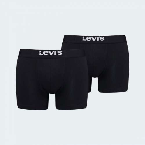 PACK 2 BOXERS LEVIS SOLID BLACK