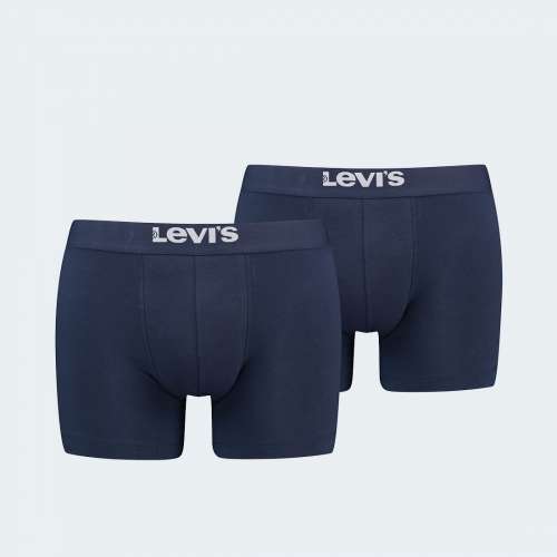PACK 2 BOXERS SOLID LEVIS NAVY