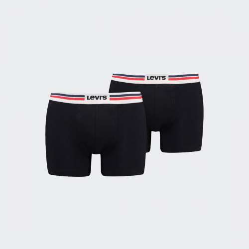 PACK 2 BOXERS LEVIS PLACED BLACK
