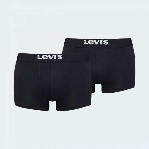 PACK 2 BOXERS LEVIS SOLID BLACK