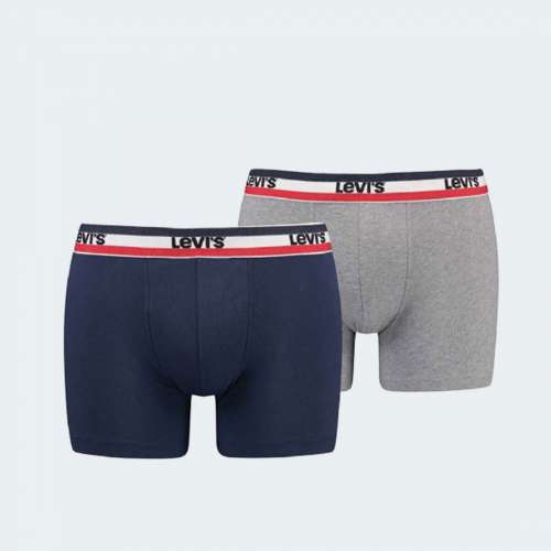 PACK 2 BOXERS LEVIS LOGO DRESS BLUES