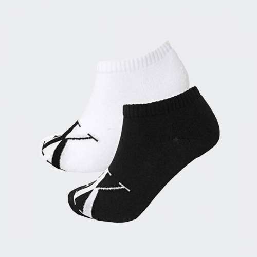 MEIAS CALVIN KLEIN SNEAKER WHITE/BLACK
