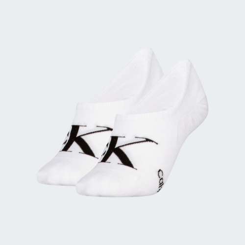 MEIAS CALVIN KLEIN HIGH CUT WHITE