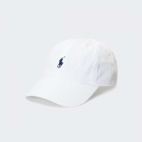 BONÉ RALPH LAUREN CLASSIC SPORT WHITE/NEWPORT NAVY