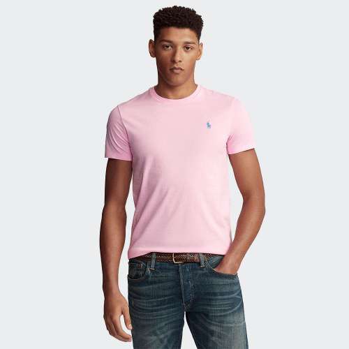 TSHIRT RALPH LAUREN 710671438 CARAMEL/PINK