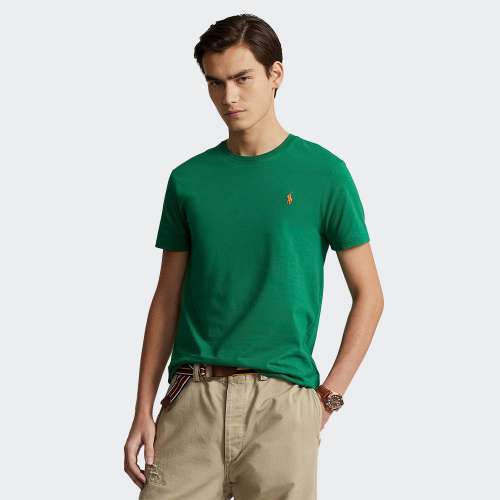 TSHIRT RALPH LAUREN 710671438 PRIMARY GREEN