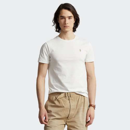 TSHIRT RALPH LAUREN 710671438 DECKWASH WHITE