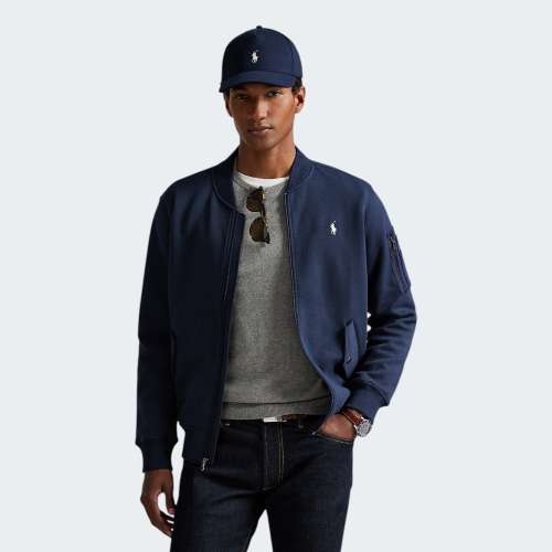 CASACO RALPH LAUREN BOMBER AVIATOR NAVY