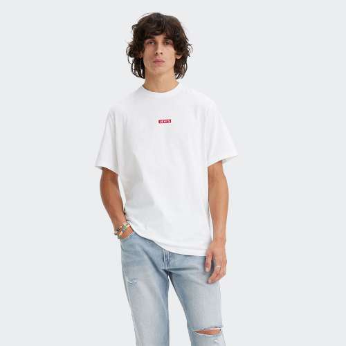 TSHIRT LEVIS RALEX BABY TAB WHITE