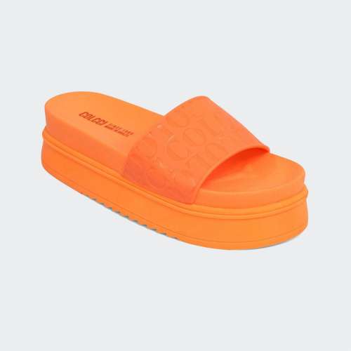 CHINELOS COLCCI FLATFORM MAITE LARANJA