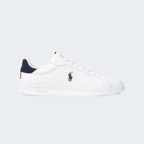 RALPH LAUREN HERITAGE COURT II WHITE/NAVY/RED