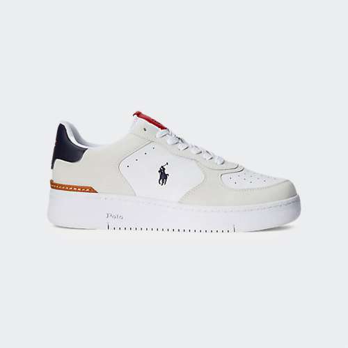 RALPH LAUREN MASTERS COURT WHITE/NAVY/RED