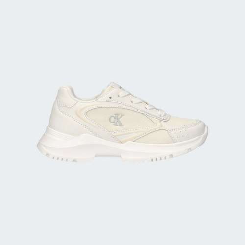 CALVIN KLEIN LOW CUT LACE UP OFF WHITE