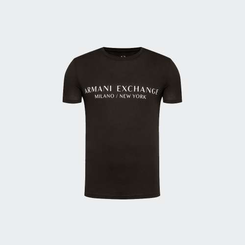 TSHIRT ARMANI AX BLACK/OLIVE