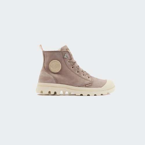 BOTAS PALLADIUM PAMPA HI ZIP BROWN