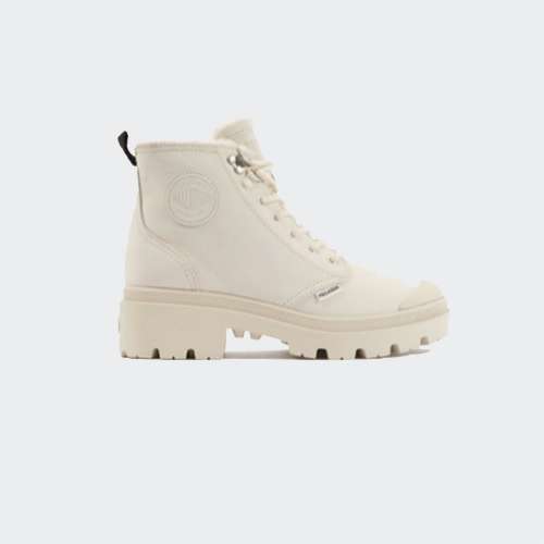 BOTAS PALLADIUM PALLABASE ZIP WHITECAP GREY