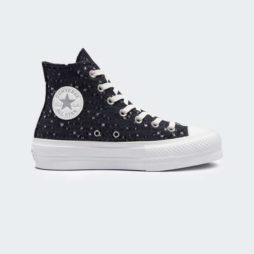 CONVERSE CHUCK TAYLOR ALL STAR LIFT BLACK/PURE SILVER/VINTAGE