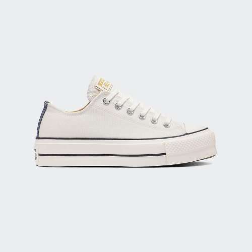 CONVERSE CHUCK TAYLOR ALL STAR LIFT PLATFORM EGRET/NAVY/BURNT