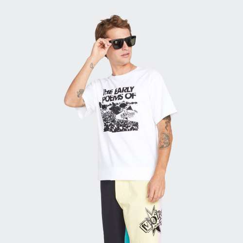 TSHIRT VOLCOM V ENTERTAINMENT WHITE