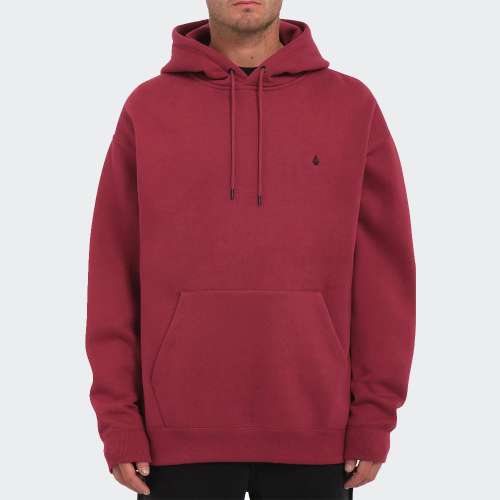 HOODIE VOLCOM SINGLE STONE WINE