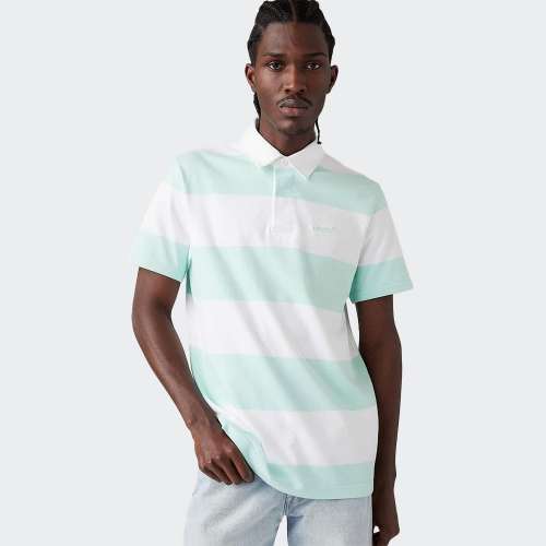 POLO LEVIS UNION RUGBY AQUA/WHITE