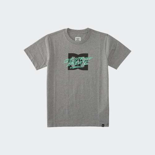 TSHIRT DC FLYER K HEATHER GREY