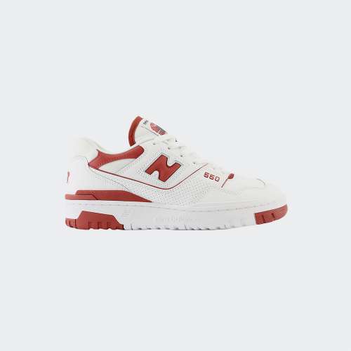 NEW BALANCE 550 WHITE/BRICK RED