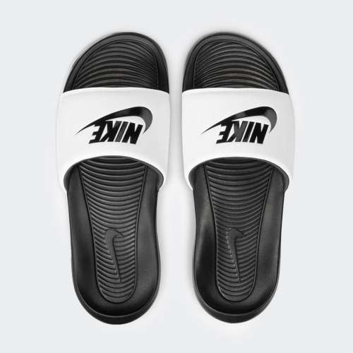 CHINELOS NIKE VICTORI WHITE/BLACK