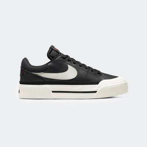 NIKE COURT LEGACY LIFT BLACK/WHITE