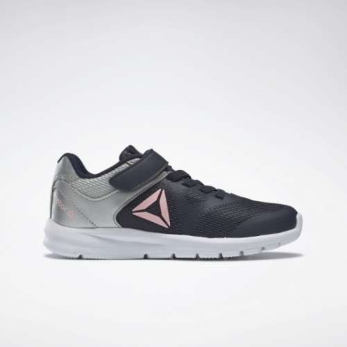 REEBOK RUSH RUNNER NAVY/SILVER/PINK