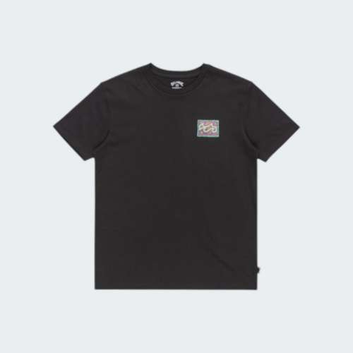 TSHIRT BILLABONG CRAYON WAVE WASHED VLACK