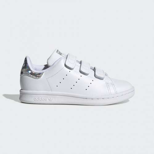 ADIDAS STAN SMITH CF C WHITE/SILVER