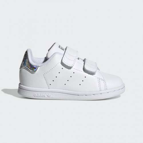 ADIDAS STAN SMITH CF I WHITE/SILVER