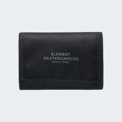 CARTEIRA ELEMENT CHART FLINT BLACK