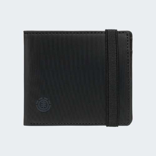 CARTEIRA ELEMENT HODGE STRAP FLINT BLACK