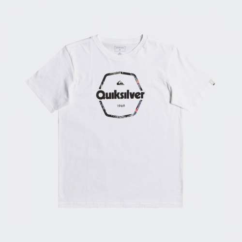 T-SHIRT QUIKSILVER HARD WIRED WHITE