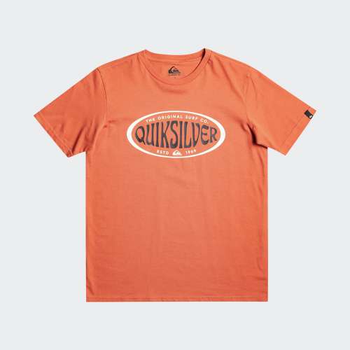 TSHIRT QUIKSILVER IN CIRCLE MECCA ORANGE