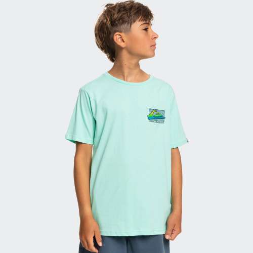 TSHIRT QUIKSILVER RETRO FADE K BEACH GLASS