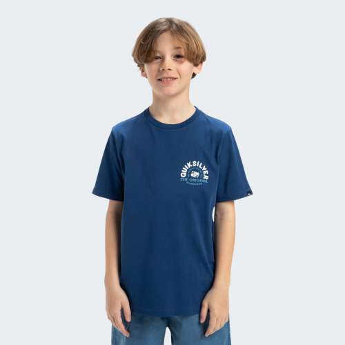 TSHIRT QUIKSILVER SUMMER ESTATE BLUE