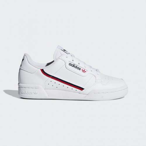 ADIDAS CONTINENTAL 80 J WHITE/RED
