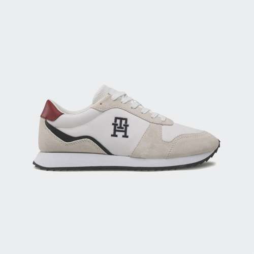 TOMMY HILFIGER RUNNER MONOGRAM WHITE/RWB