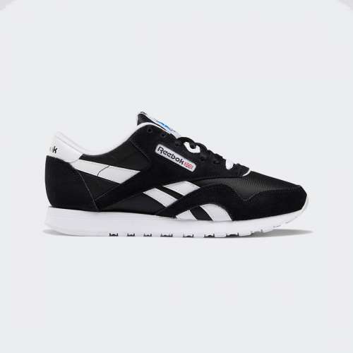 REEBOK CLASSIC NYLON BLACK/BLACK/WHITE