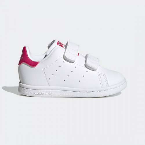 ADIDAS STAN SMITH I FTWWHT/FTWWHT/BOPINK