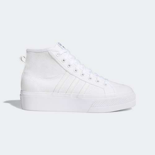 ADIDAS NIZZA PLATFORM MID FTWWHT