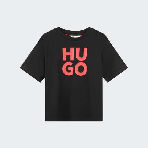 TSHIRT HUGO G00008 C BLACK