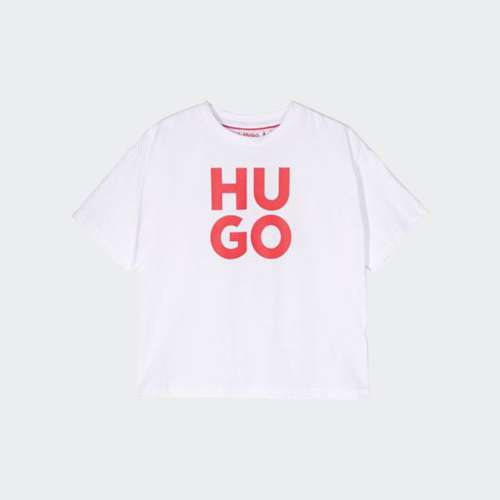 TSHIRT HUGO G00008 C WHITE