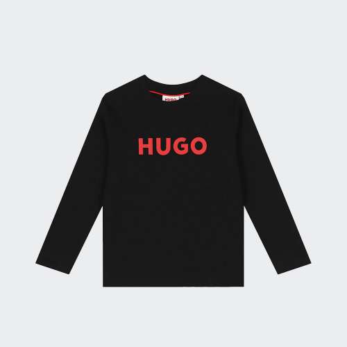 LONGSLEEVE HUGO G25131 BLACK Y