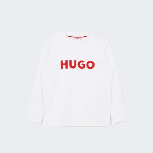 LONGSLEEVE HUGO G25131 WHITE Y