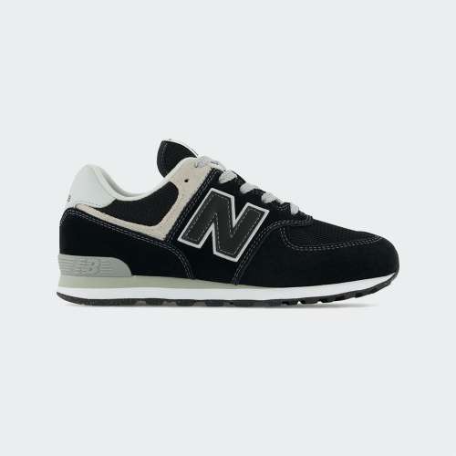 NEW BALANCE 574 J BLACK/WHITE