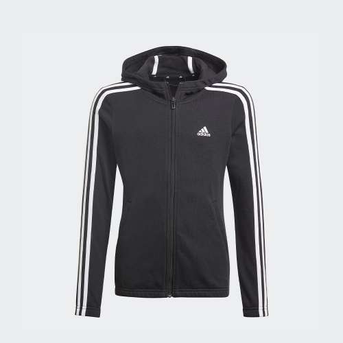 CASACO ADIDAS ESSENIALS 3-STRIPES BLACK/WHITW